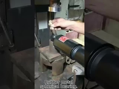 Wysokiej jakości wiązany krzew stosowany do łożyska kulistego z gumy metalowej