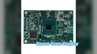 Inteligentny wyświetlacz lokomotywy do obsługi pociągów